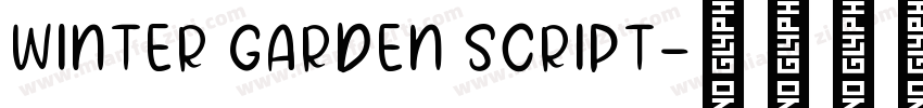 Winter Garden Script字体转换
